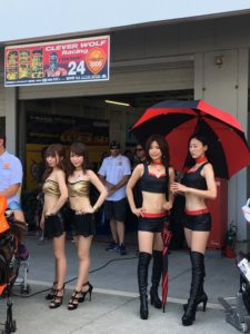 お約束レースクイーン